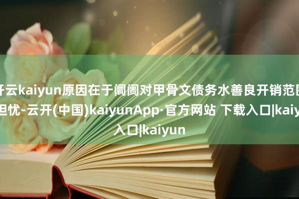 开云kaiyun原因在于阛阓对甲骨文债务水善良开销范围的担忧-云开(中国)kaiyunApp·官方网站 下载入口|kaiyun
